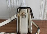 Louis Vuitton Bicolor Metis Bag in Cream & Rose Pink side view