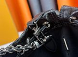 Louis Vuitton Cruise 2025 Noe Trunk PM in Black chain