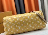 Louis Vuitton Speedy P9 Bandoulière 50 Bag in Yellow Cowhide trim