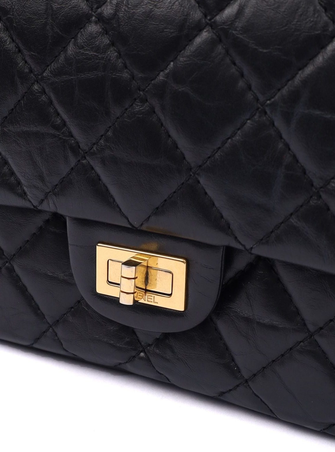Chanel 2.55 Reissue Black Crinkled Calfskin Leather Handbag4 Chanel 2.55 Reissue Black Crinkled Calfskin Leather Handbag