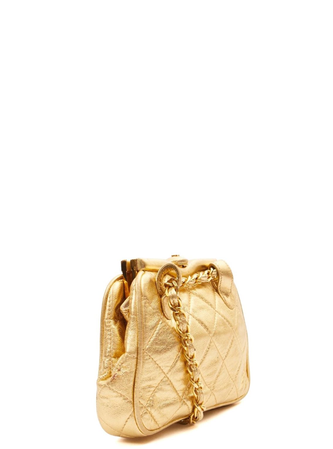 Chanel Metallic Calfskin Leather Belt Bag2 Chanel Metallic Calfskin Leather Belt Bag