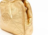 Chanel Metallic Calfskin Leather Belt Bag