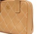 Chanel Wild Stitch Tote in Neutral Calfskin Leather