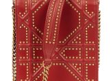Christian Dior Diorama Pouch in Red Calfskin9