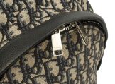 Christian Dior Rider Backpack in Black Oblique Jacquard Canvas