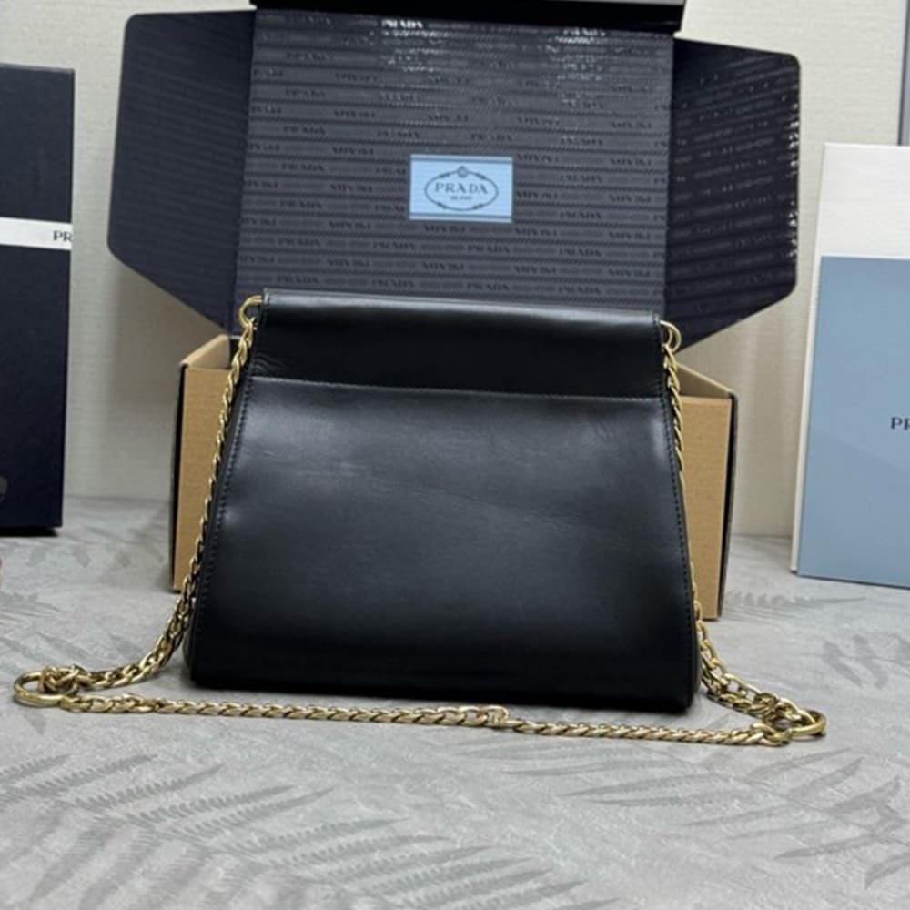 Prada Enchaîné Mini Leather Bag – Black2 Prada Enchaîné Mini Leather Bag – Black