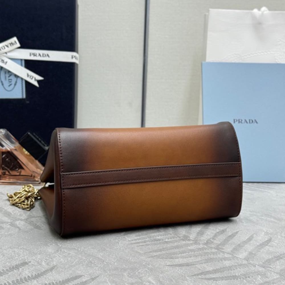 Prada Enchaîné Mini Leather Bag – Cognac5 Prada Enchaîné Mini Leather Bag – Cognac