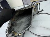 Prada Large Leather Handbag – Pewter