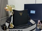 Prada Leather Mini Shoulder Bag – Black
