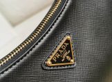 Prada Re-Edition Saffiano Leather Mini Bag in Black