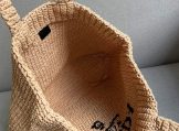 Prada Crochet Tote Bag in Natural