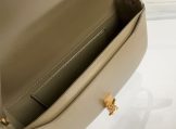 YSL Mini VOLTAIRE Box Saint Laurent Leather Bag in Hemlock interior