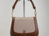 YSL Mini VOLTAIRE Canvas Top Handle Bag