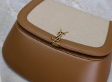 YSL Mini VOLTAIRE Canvas Top Handle Bag down view