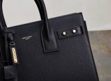 YSL Sac de Jour Small in Supple Grained Leather strap