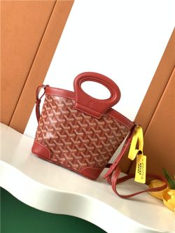 Goyard Beluga Mini Bag Red Goyardine Canvas