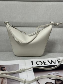 Loewe Mini Hammock Hobo Soft White Classic Calfskin